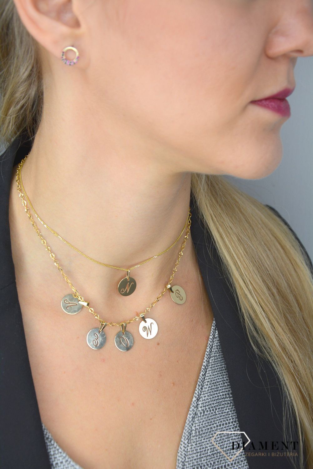 Kolczyki złote 333 obrączki z cyrkoniami.jpg